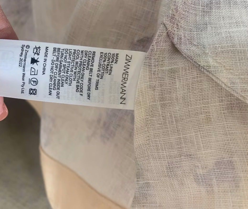 Zimmermann Kleider: Zimmermann Elegant Linen Dress – Gebraucht aus St.Josefen von lop_lh8d 9