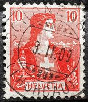 1907 Helv. Brustbild Zst 104 Voll-⦿ Schönenberg