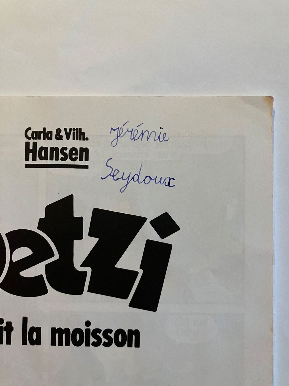 Bücher: Petzi – Fait la Moisson – Gebraucht aus Ecublens VD von Lenordique 2