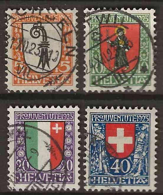 Tutti i francobolli: PJ023 - Pro Juventute 1923 obl. – Usato da Trélex venduto da Phil_Albert