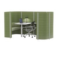 Vitra Workbays  cabine acoustique de bureau, vert (4 dispo)