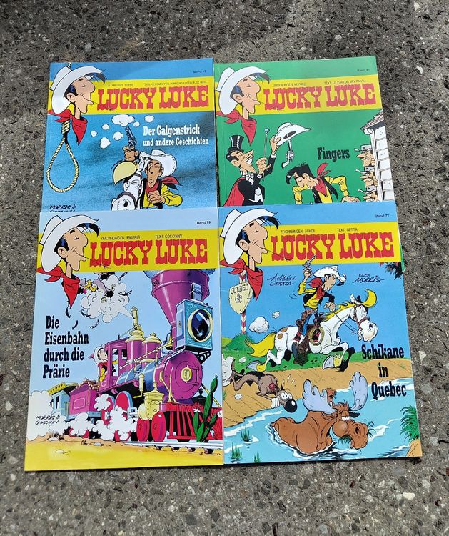 BD: Lucky Luke Comics 4 Stück! – D'occasion à Oberdorf SO par climaxxx