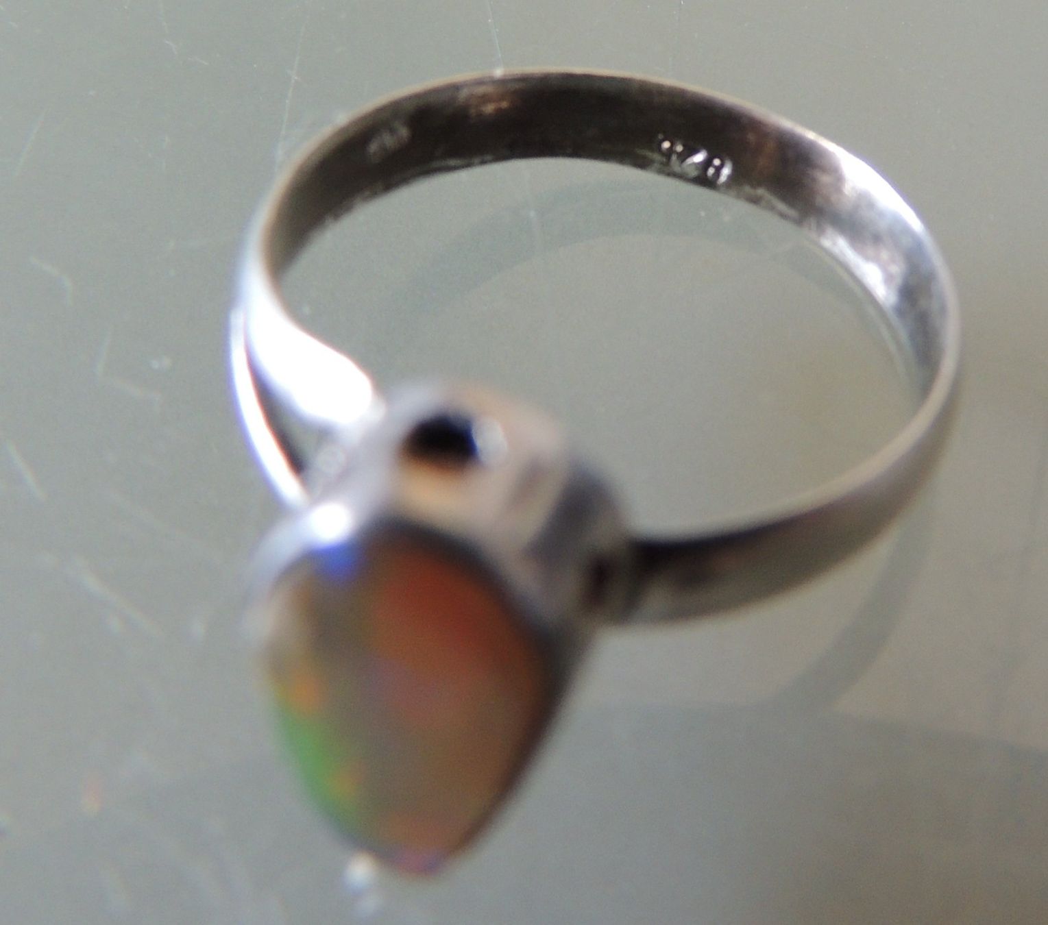 Anelli: Opal Silber 925 Fingerring Gr. 52 – Usato da Waldenburg venduto da schaller707 6