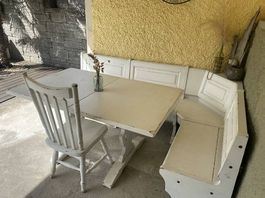 Eckbank / Tisch & 1 Stuhl