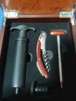 Vintage Wine Set with Box, Perfect for Autumn Dinner!