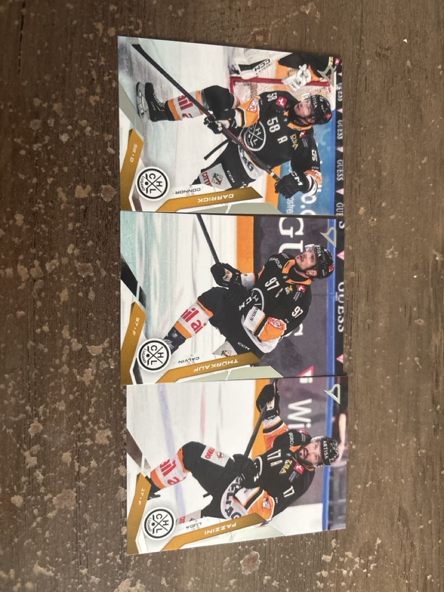 Sportzoo Carte collezionabili: Captain Team Lugano 2026 3 cards – Nuovo e nell'imballaggio originale da Zürich venduto da tim_6zmb