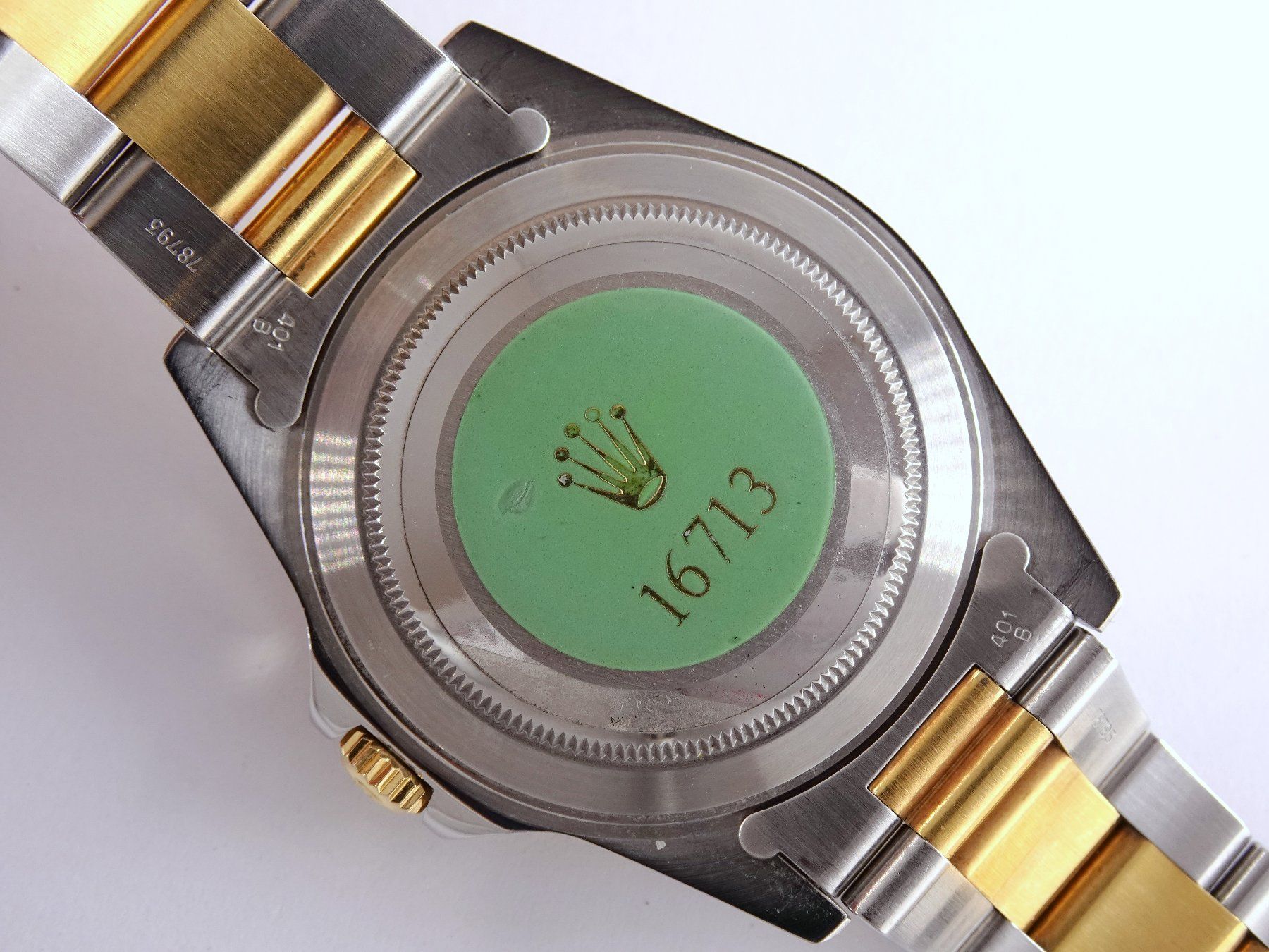 Rolex Orologi: ROLEX GMT MASTER II 18K/SS 1995 REF 16713 AUTOMATIK HERREN – Usato da Zürich venduto da SWISSTIMEARTS-AG 7