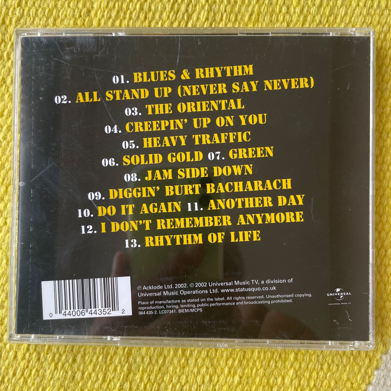 CDs: STATUS QUO-HEAVY TRAFFIC – D'occasion à Rorschacherberg par CD-Roli 1
