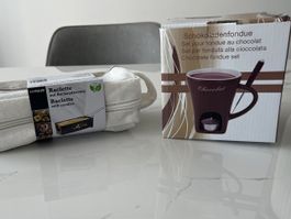 Raclette Grill + Schokoladenfondue Tasse