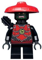 njo0500 Stone Army Scout, Green Face | Lego