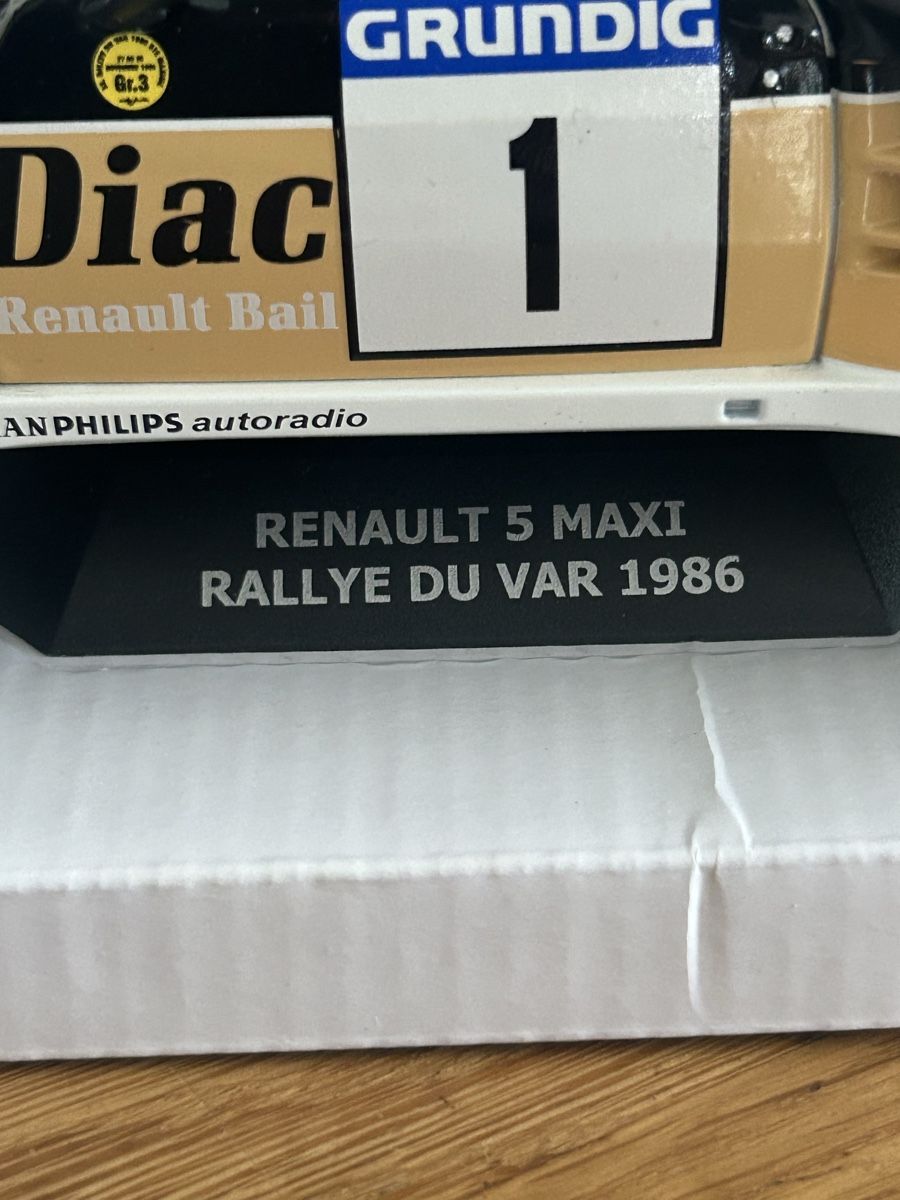 Renault Modellini d'auto: Renault R5 maxi turbo 1:18 – Nuovo e nell'imballaggio originale da Gampelen venduto da ste_r6hj 3