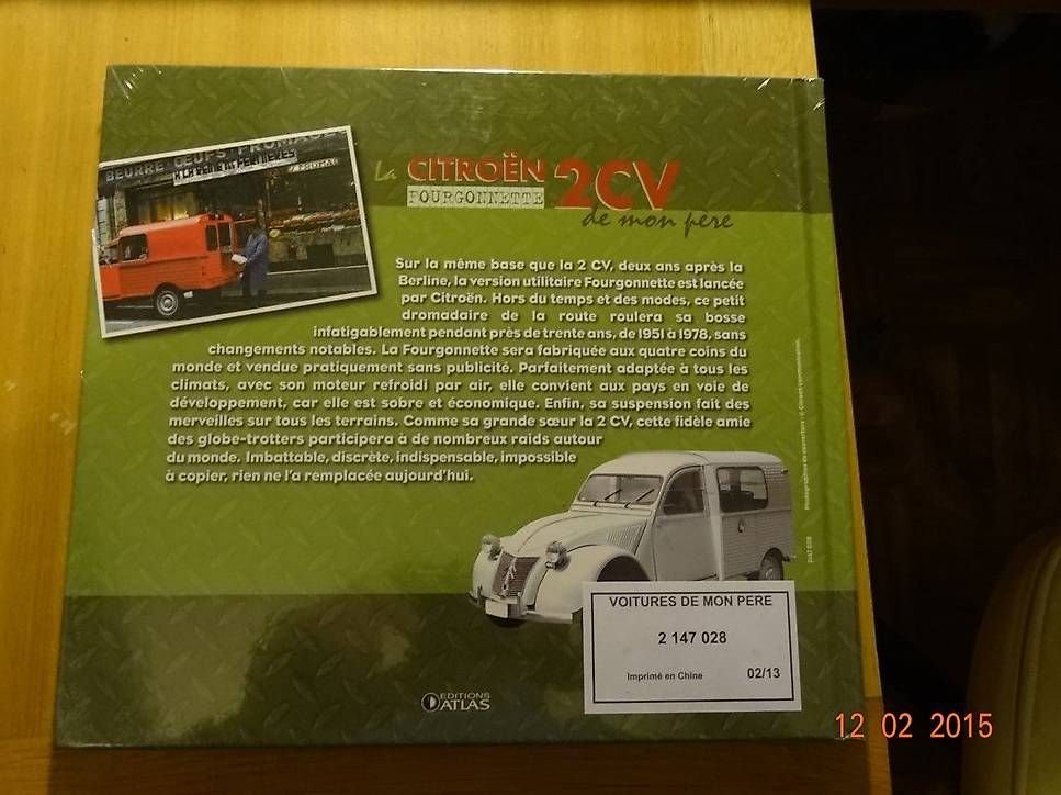 Libri: La Citroën 2CV Fourgonnette de mon père Ed.Atlas – Usato da conthey venduto da Roxette01 1
