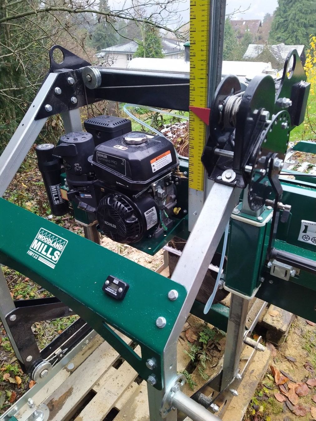 Seghe: Mobile Bandsäge mit Benzin oder Elektromotor – Usato da Kastanienbaum venduto da acapulco 3