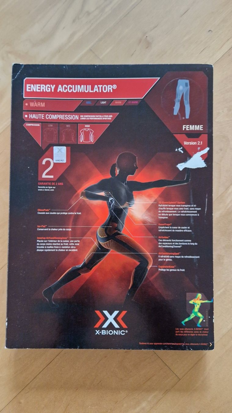 X-bionic Altra biancheria intima: NEW X-Bionic Energy Accumulator Pants XS ski underlayer – Nuovo e nell'imballaggio originale da Adliswil venduto da fashionholic 1