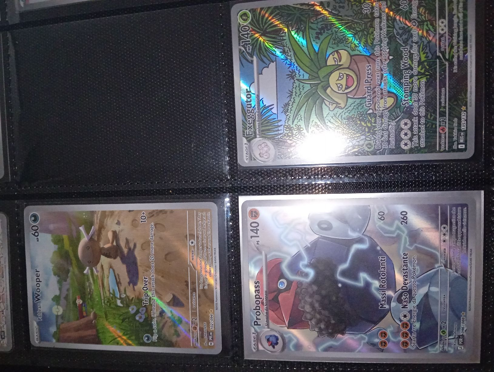 Pokémon Carte collezionabili: full art IR paldean wooper/probopass/exeggutor – Usato da Cadenazzo venduto da kev_sb77 1