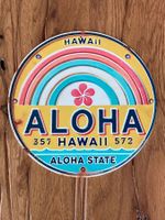 Aloha From Hawaii - Rundes Schild - neu