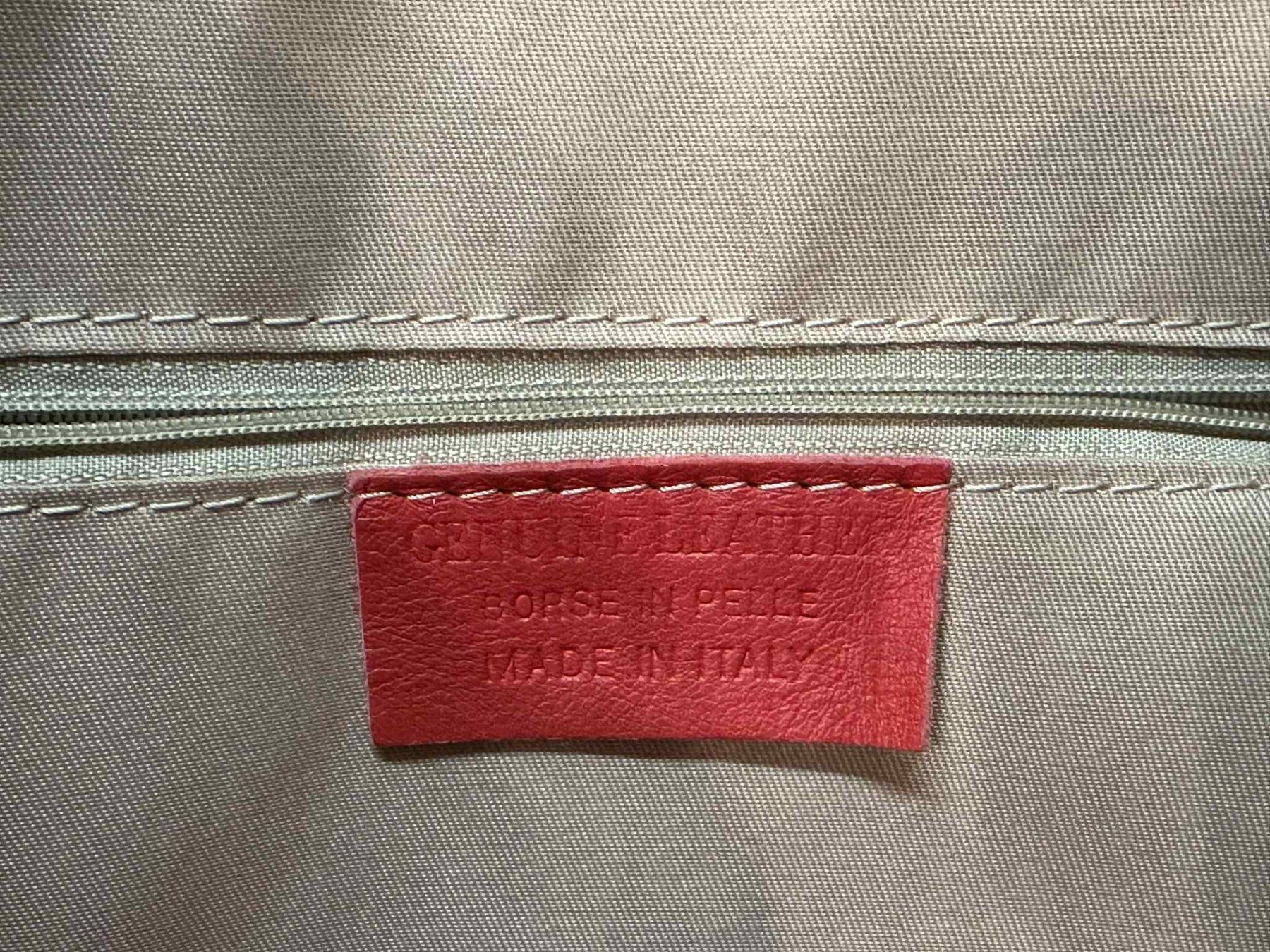 Borse da donna: Rote Echtleder Handtasche / Umhängetasche – Usato da Ried-Brig venduto da V8_Andy 4