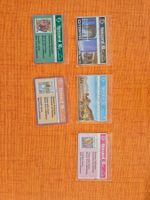 Verschiedene Taxcards