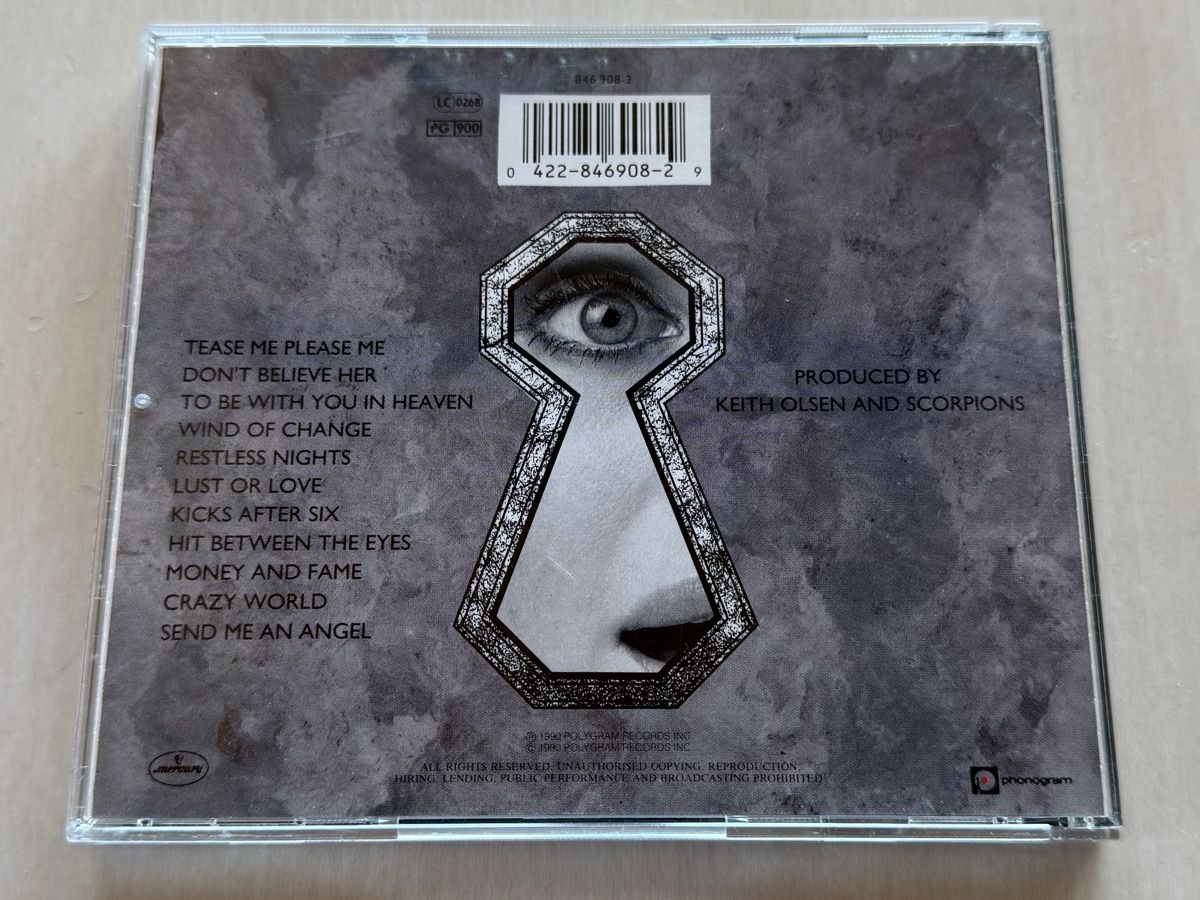 CD: Scorpions - Crazy World CD - Wind of Change – Usato da Oberried Brienz venduto da Chyara 1