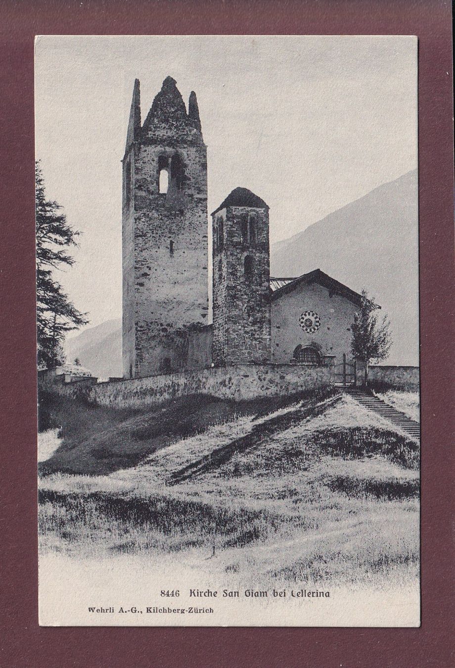 Cartoline postali: KIRCHE SAN GIAN bei Celerina – Usato da Pully venduto da nicecards