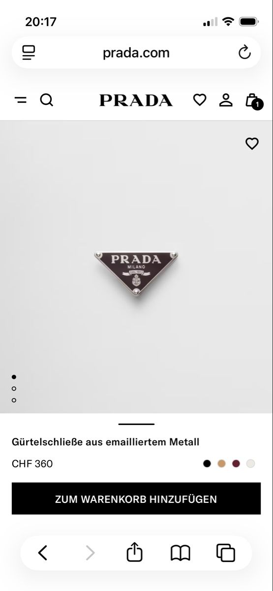 Fibbie per cinture: NEU Prada Gürtelschnalle, schwarz – Nuovo (secondo la descrizione) da Zollikon venduto da Mia_Zollikon 4