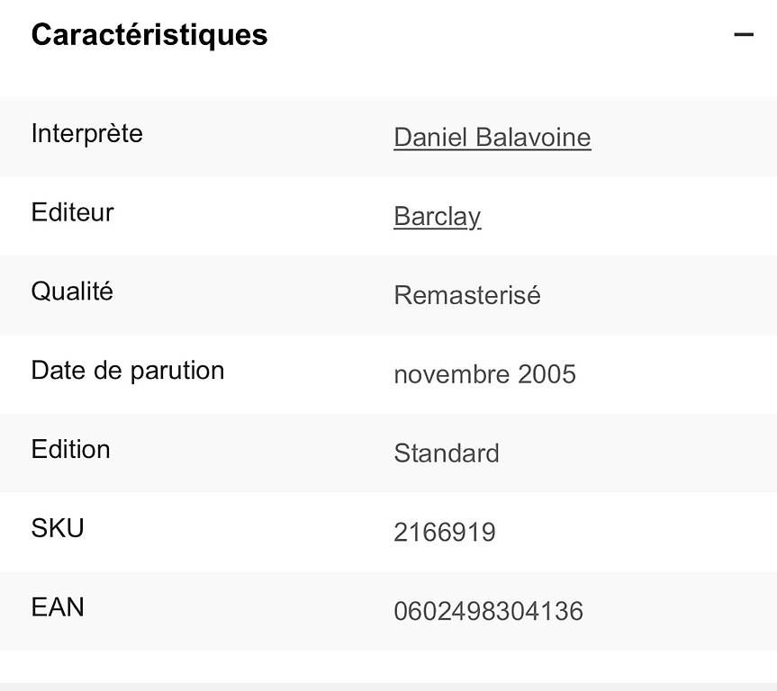 CD: Balavoine sans frontières - coffret édition limitée  – Usato da Vernier venduto da niconanie 4