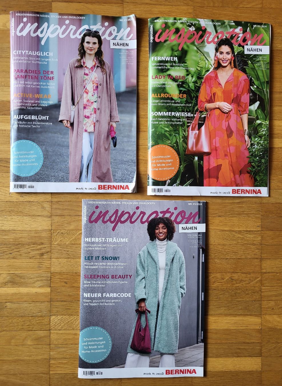 Revues & Magazines: Inspiration Nähzeitschriften 3er Set  – D'occasion à Winterthur par Baer49