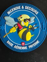 Luftwaffe Abzeichen Badge incendie et secours Payerne Pvc Kl