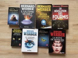 Lot de 8 livres en français de Bernard Werber