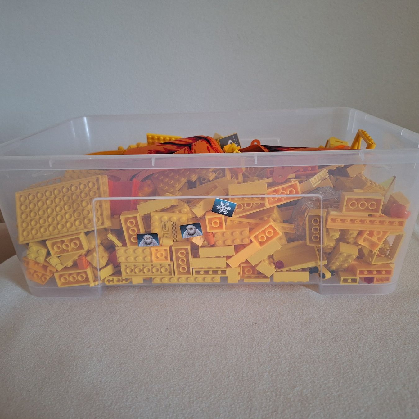 Lego Spielzeuge: Lego Bausteine gelb viele versch.Teile – Gebraucht aus Hettenschwil von Schneuggi2 5