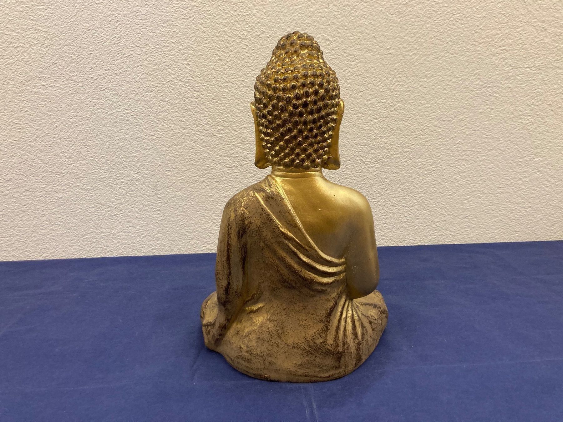 Statuette: Buddha mit Schale aus Ton/Fiberglas – Nuovo e nell'imballaggio originale da Neuenhof venduto da jorogo 5