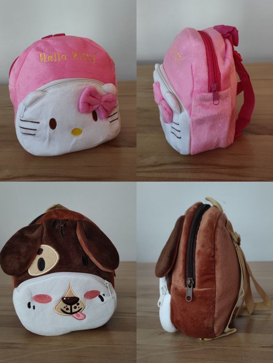 Hello Kitty Plüsch Rucksack - Mini Kuscheltasche Für Kleinkinder Ab 2 Jahren
