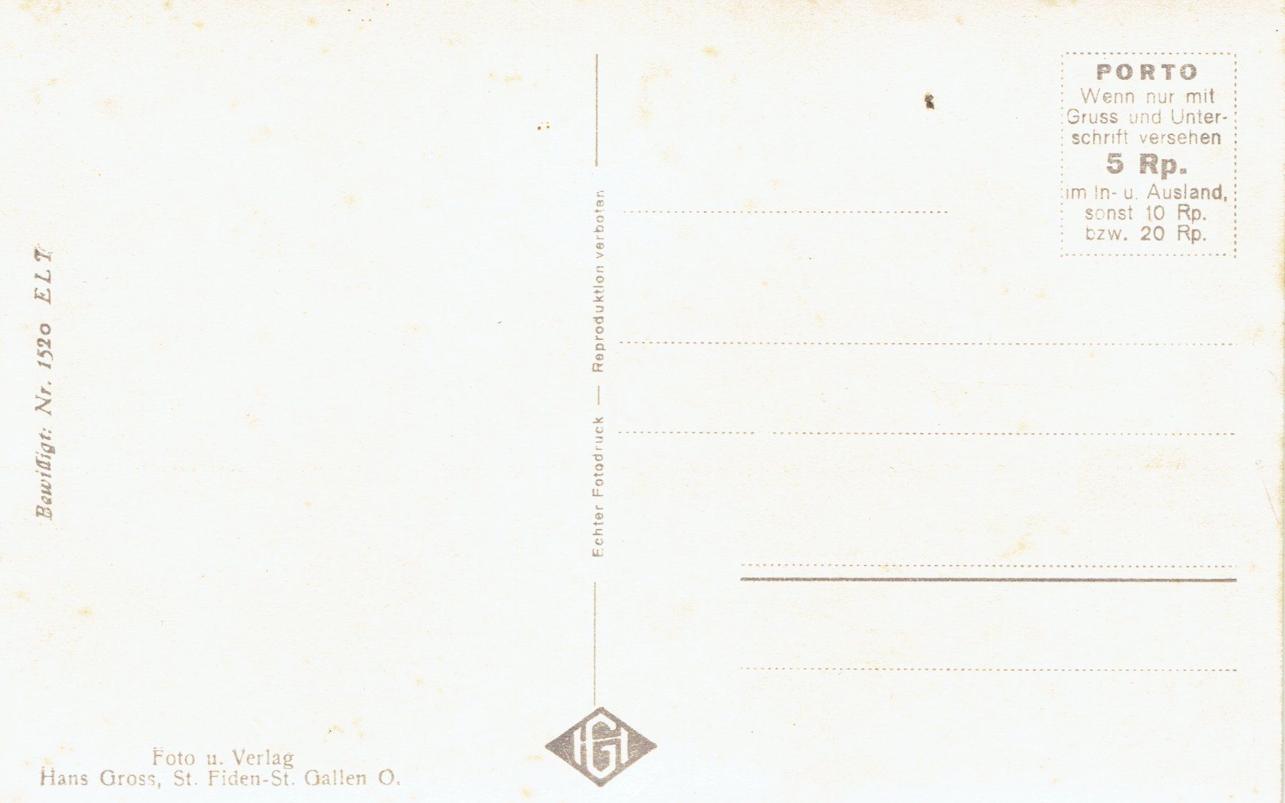 Ansichtskarten: Chur GR, um 1940 – Gebraucht aus Otelfingen von Schmitte9 1