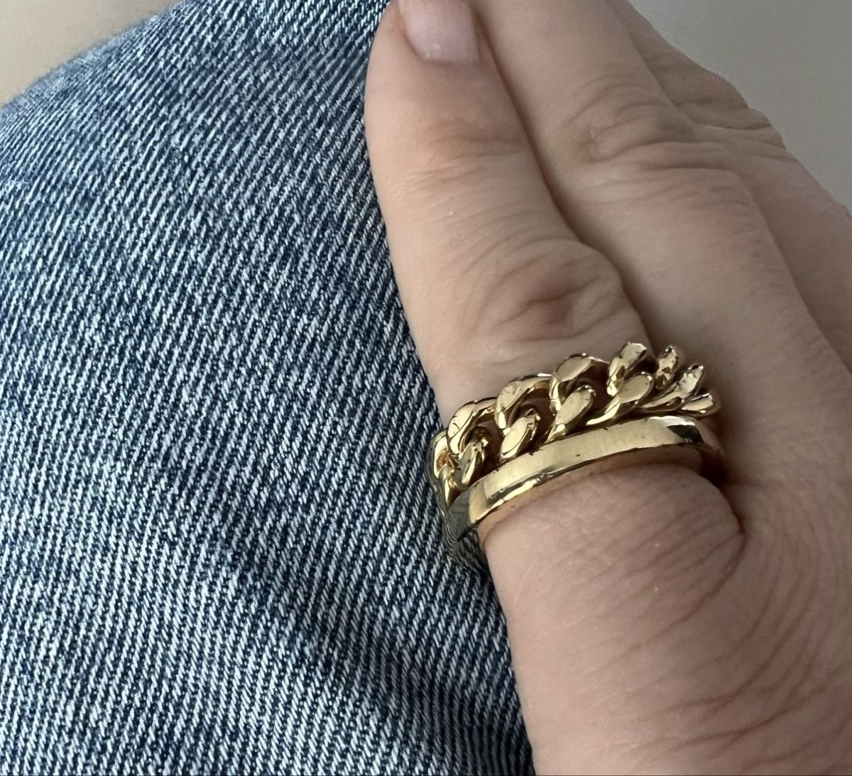 Chloé Anelli: Chloé Ring, goldfarben, Grösse 52 – Usato da Stäfa venduto da Waykana15 5