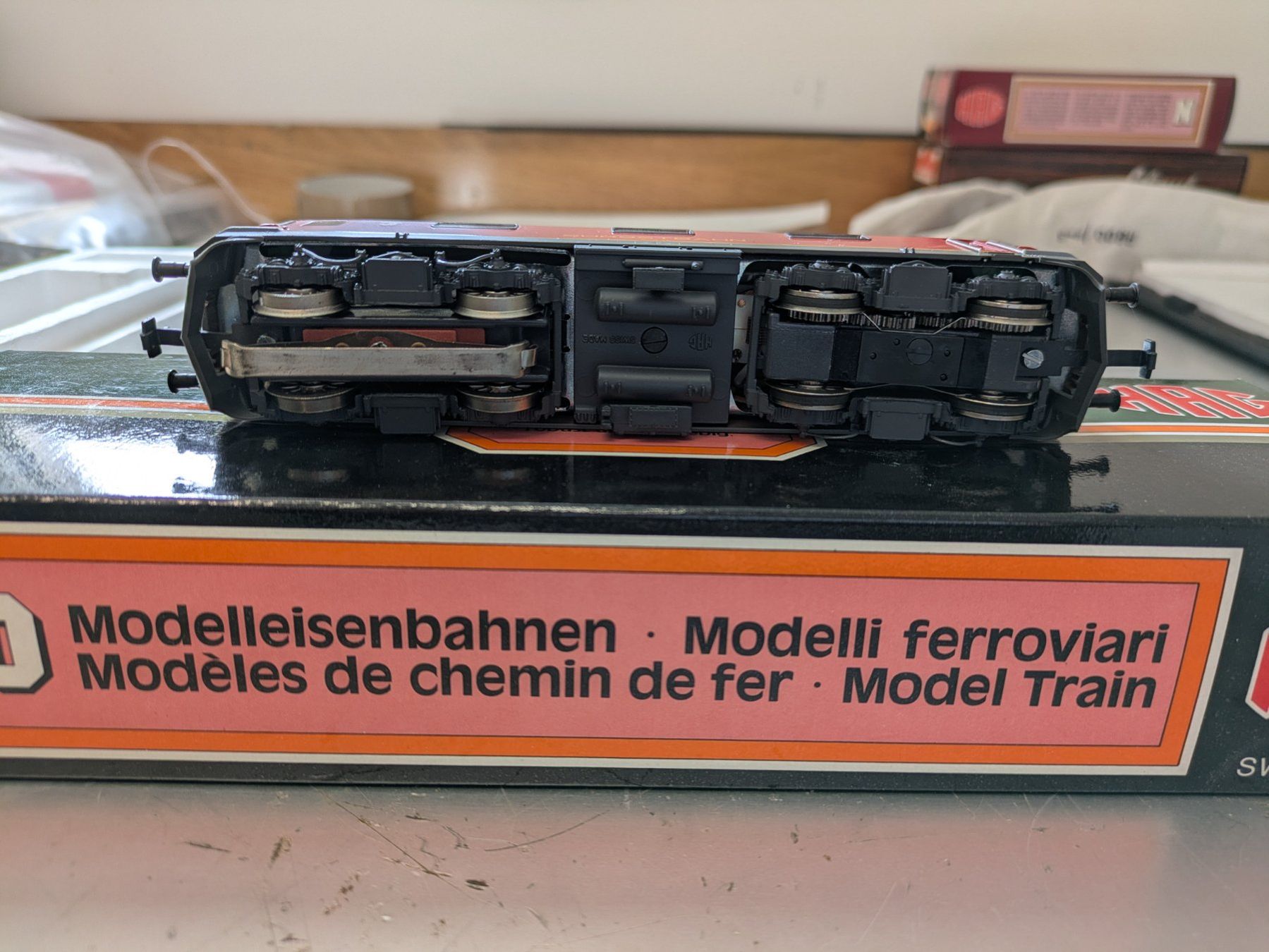Hag Modellini di ferrovie: HAG 270 Re 4/4 III SOB Pfäffikon – Nuovo (secondo la descrizione) da Lohn SH venduto da Gitane0 3