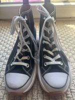 Sneakers Damen schwarz Grösse 38 mit Herzmotiv