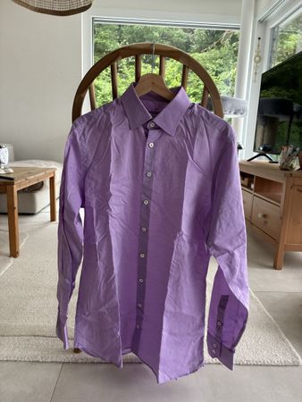 Chemise homme Van Laack Royal lilas, taille 40