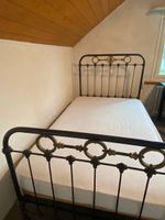 Elegantes antikes Metallgitter Bett, auseinandernehmbar