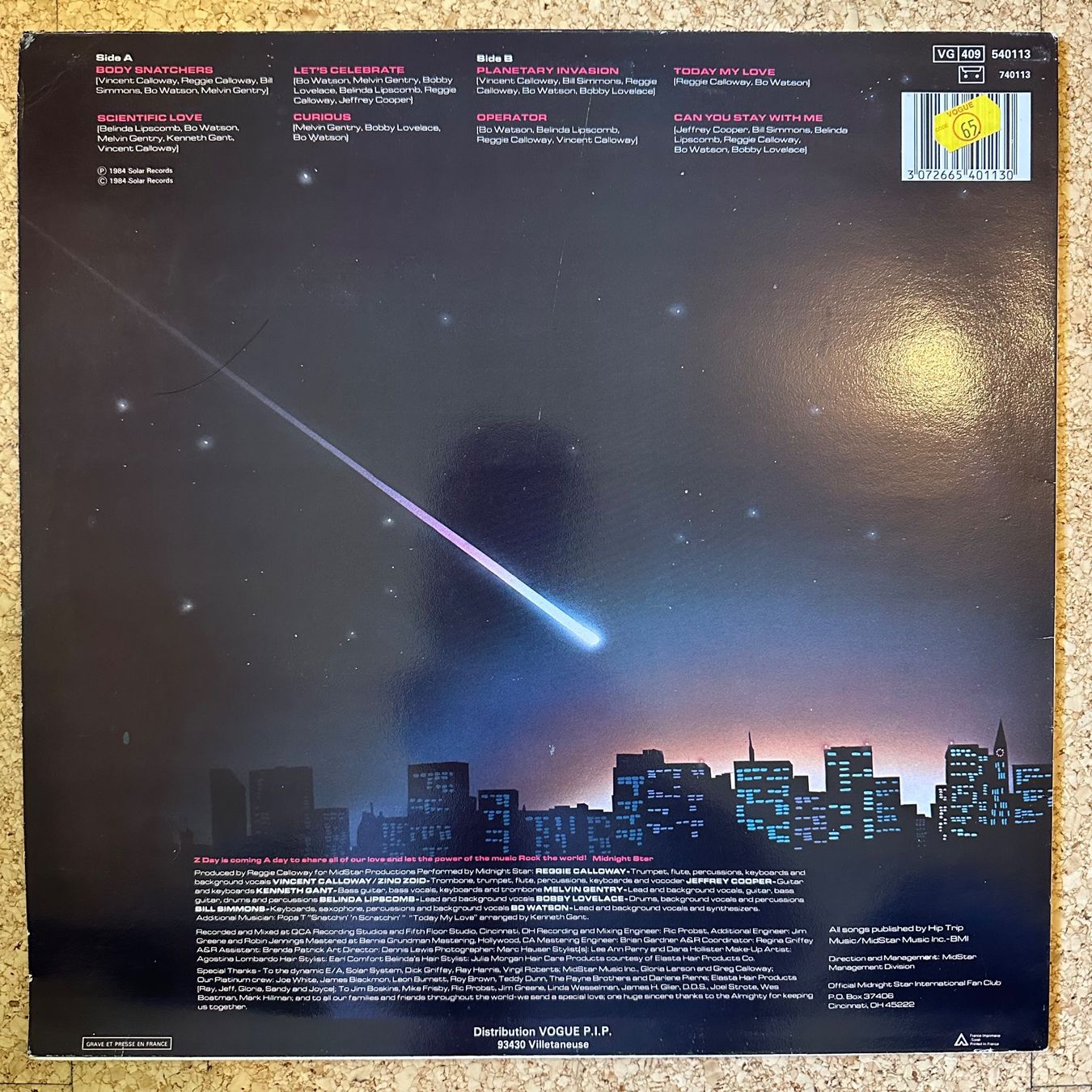 Schallplatten: LP - Midnight Star - Planetary Invasion – Gebraucht aus Breganzona von Onairda75 1