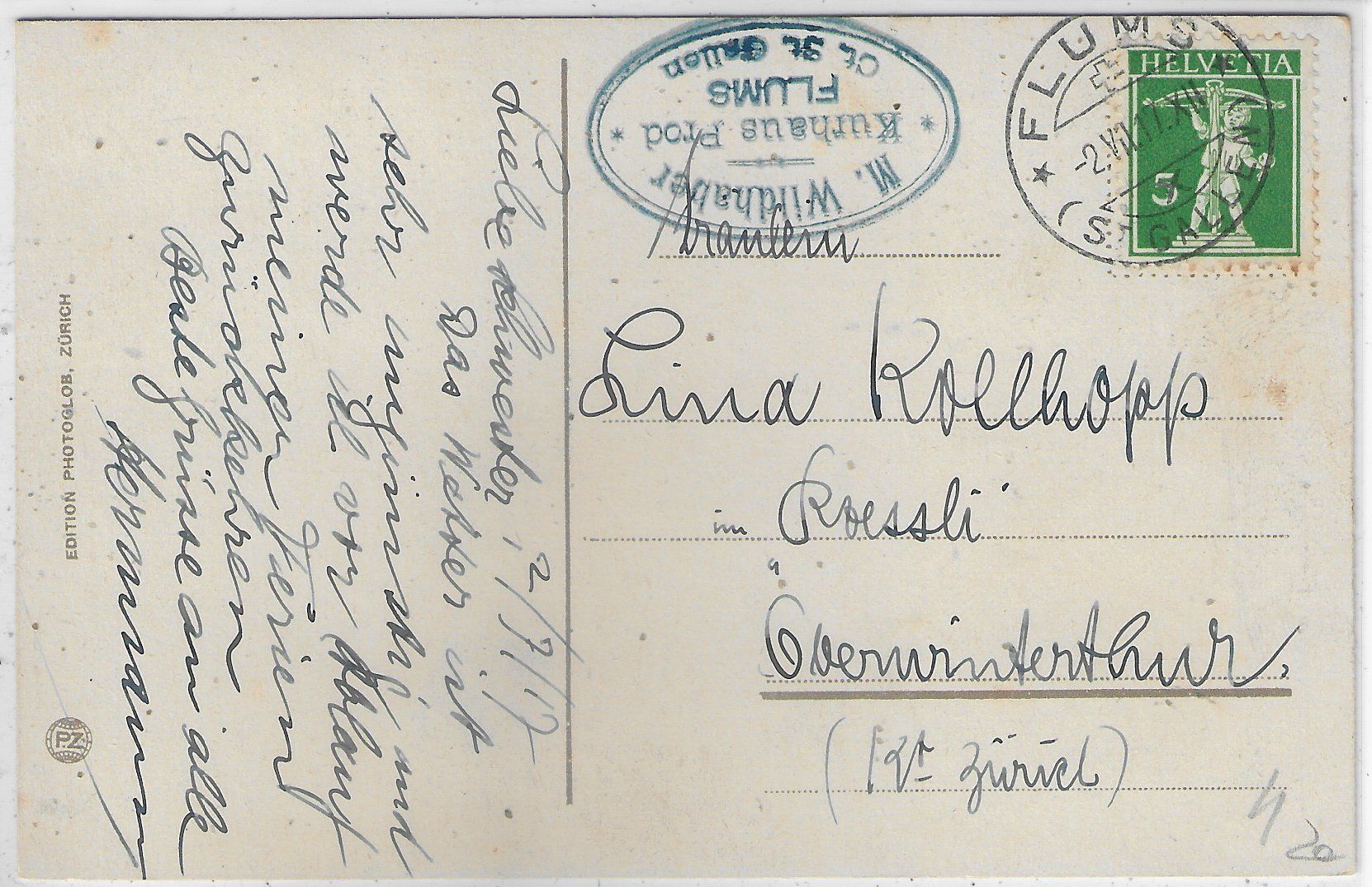 Cartoline postali: Gipfel des Spitzmeilen - Bergsteiger - Litho – Usato da Ettingen venduto da Kartenplanet 1