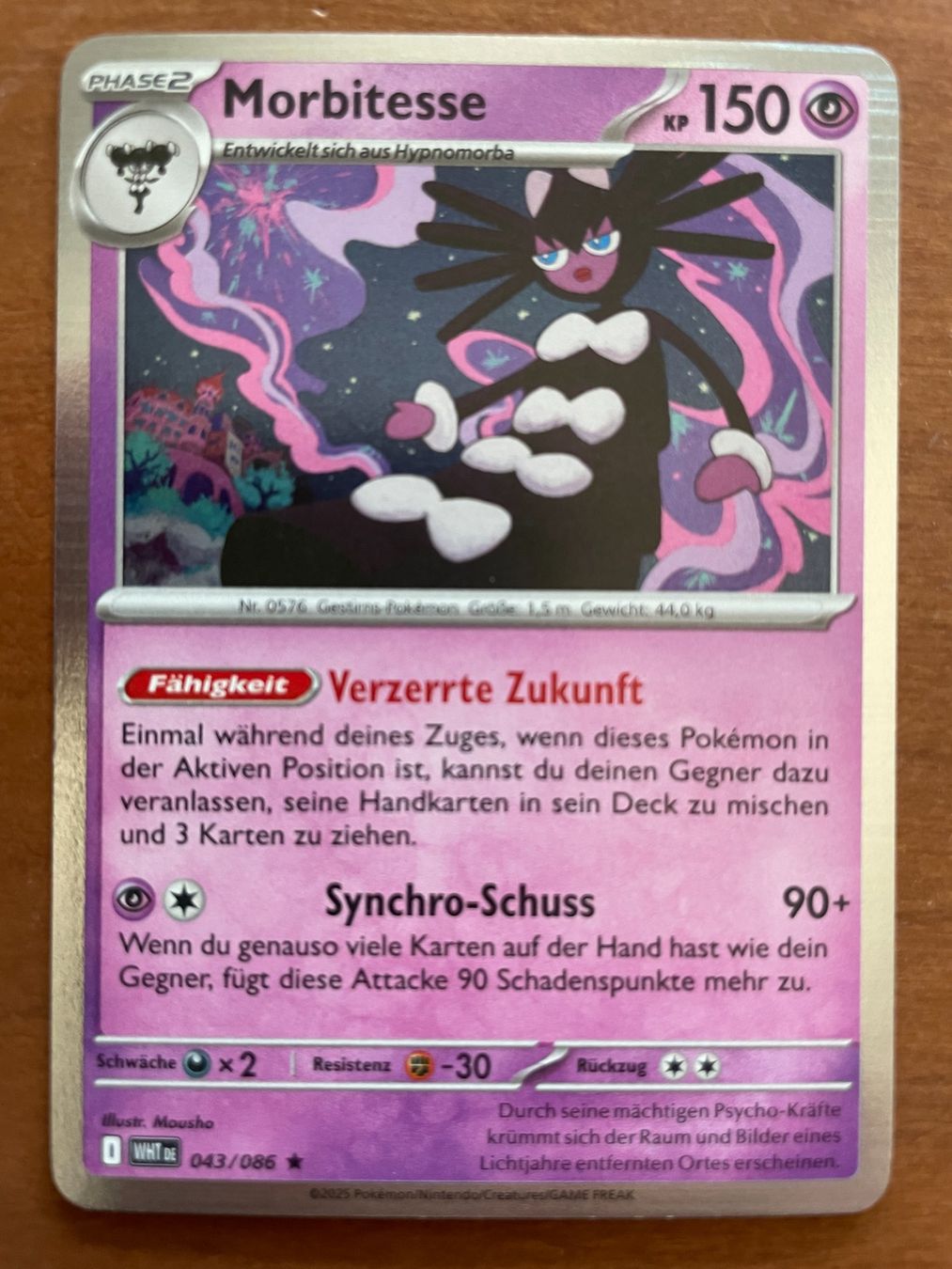 Pokémon Carte collezionabili: Pokemon Morbitesse Holo (Versand gratis) – Nuovo (secondo la descrizione) da Chur venduto da Angerson