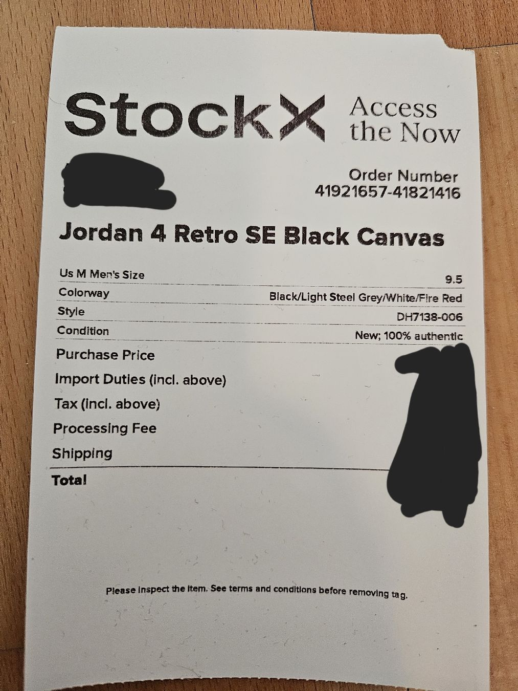 Jordan Scarpe da uomo: Jordan 4 Retro SE Black Canvas – Nuovo e nell'imballaggio originale da camorino venduto da abenzo 4