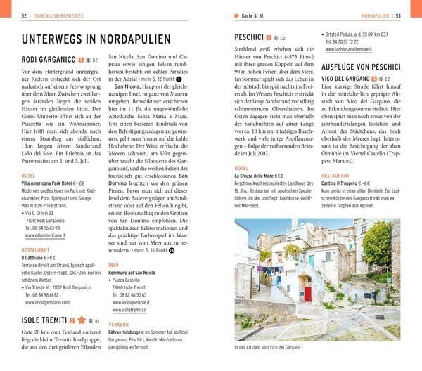 Libri: APULIEN, KALABRIEN & BASILIKATA - Reiseführer POLYGLOTT – Usato da Bern venduto da carola31 8