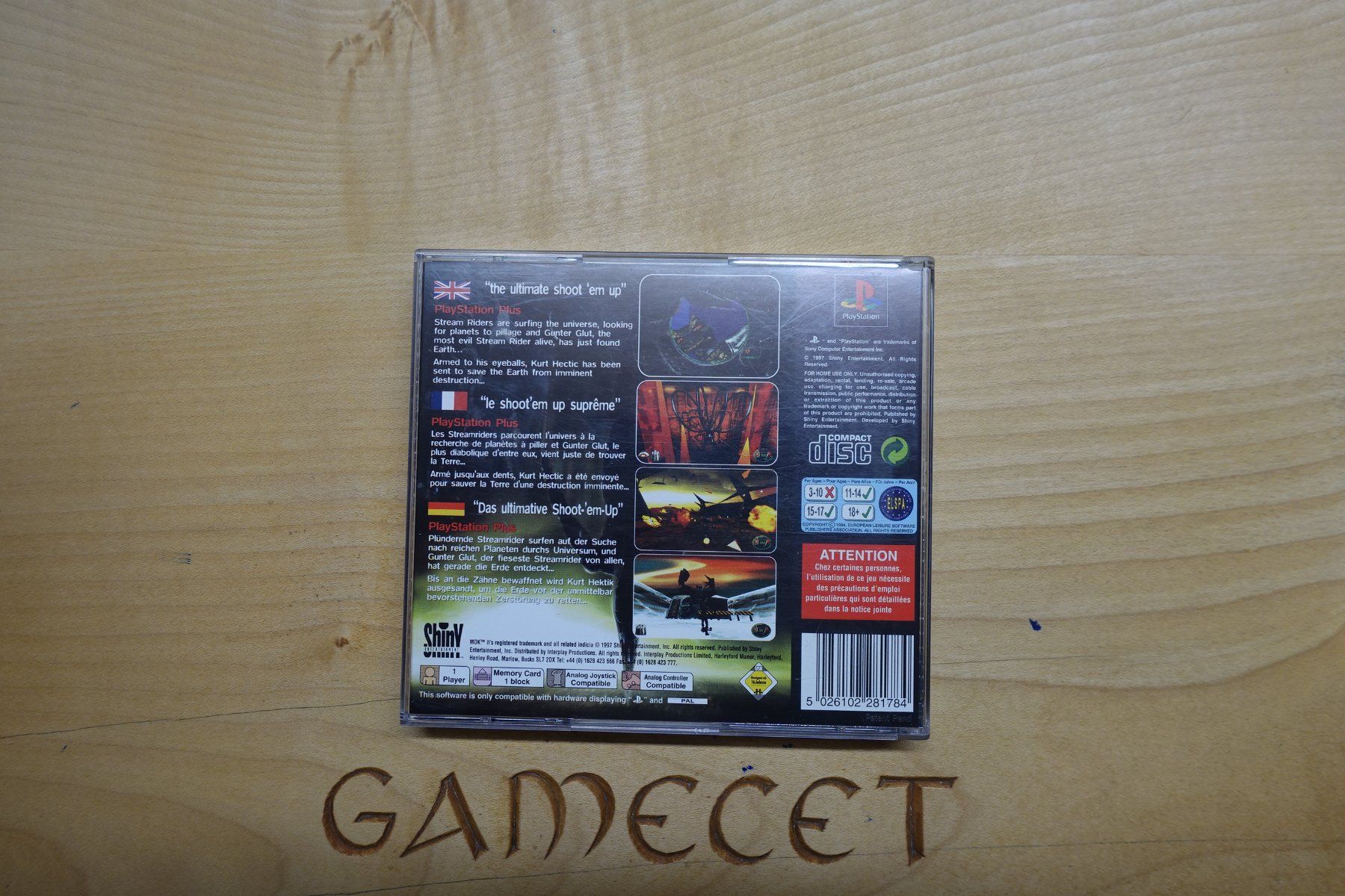 Sony Spiele: MDK – Gebraucht aus Steinach von Gamecet 2