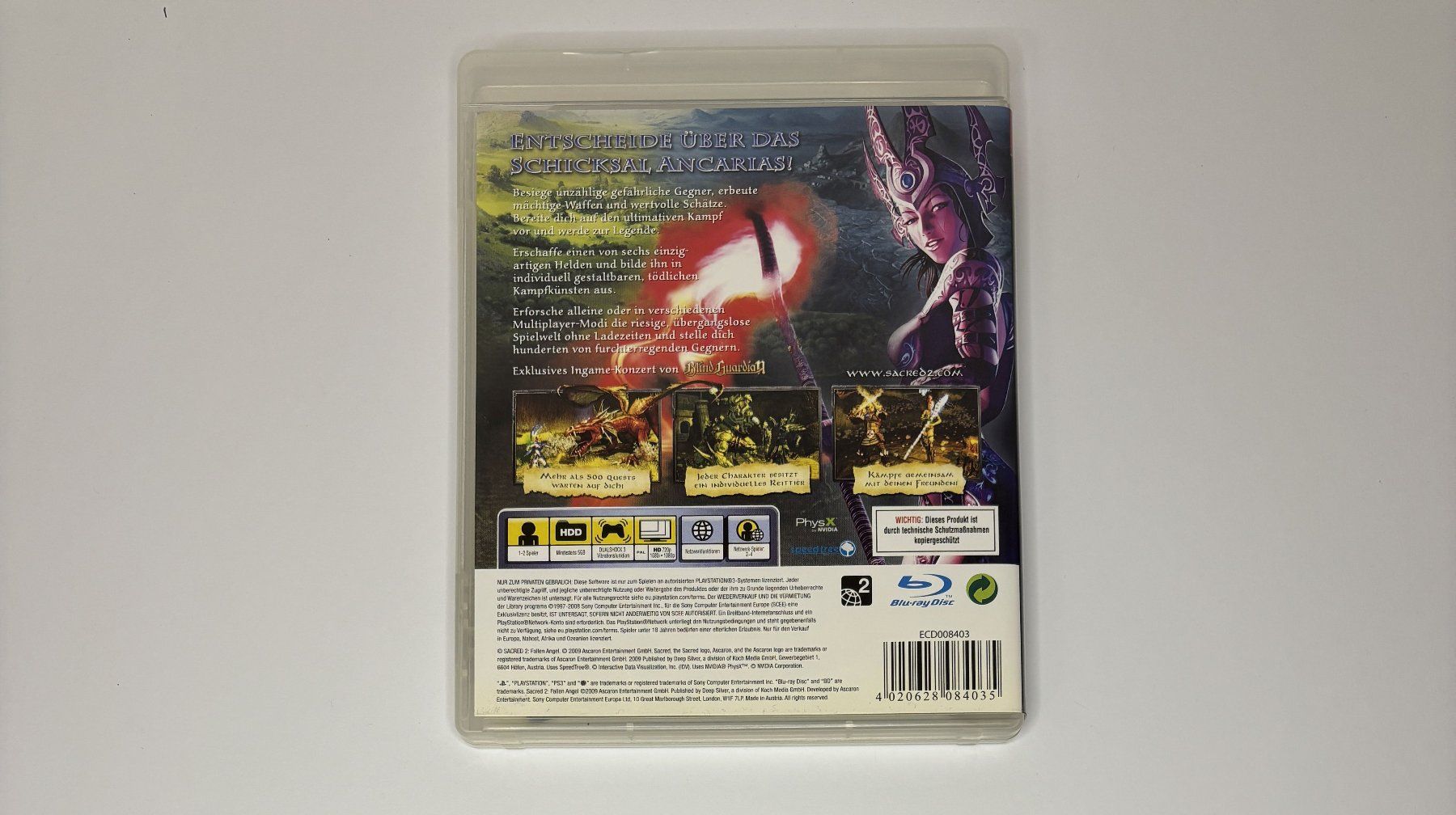 Giochi: PS3 - Sacred 2: Fallen Angel – Usato da Allschwil venduto da Bullach 2