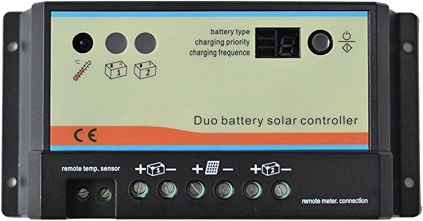 Akkus & Batterien: Dual Battery 20A Solar Charge Controller 12/24V – Neu und originalverpackt aus Ostermundigen von albasolar