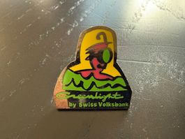 Greenlight Swiss Volksbank Pin - Seltenes Sammlerstück!
