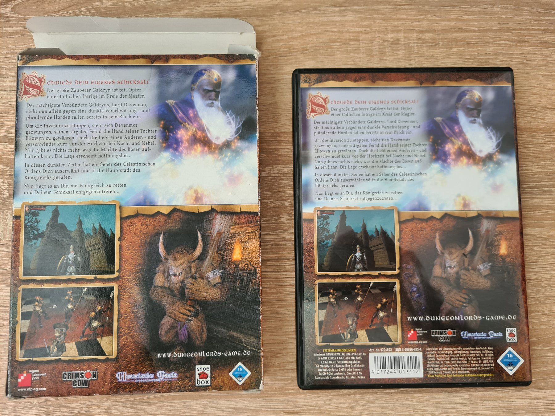 Giochi: Dungeon Lords (German) + Map - PC – Usato da Carouge GE venduto da Franllo 1
