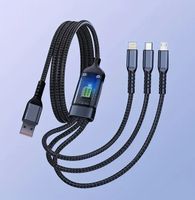 Schnellladekabel Multi USB Ladekabel 3in1 Handy Datenkabel