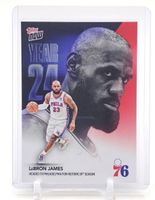 Lebron James Topps Now Year 24, Philadelphia 76ers, NBA